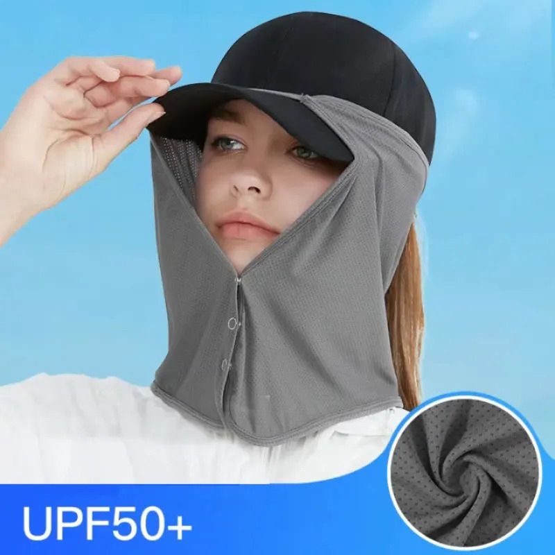 Women'S Golf Accessories - Schnell trocknende Angelkappe, Gesicht, Hals, Sonnenschutz,