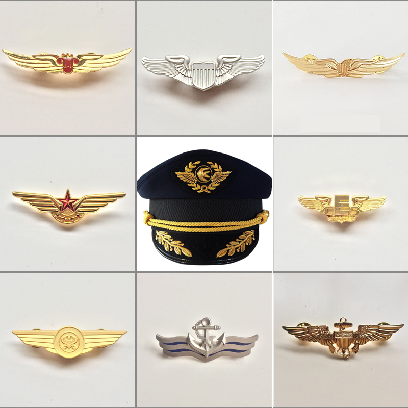 Women Accessories Business - Kapitän Uniform Metall Kappe Abzeichen Männer