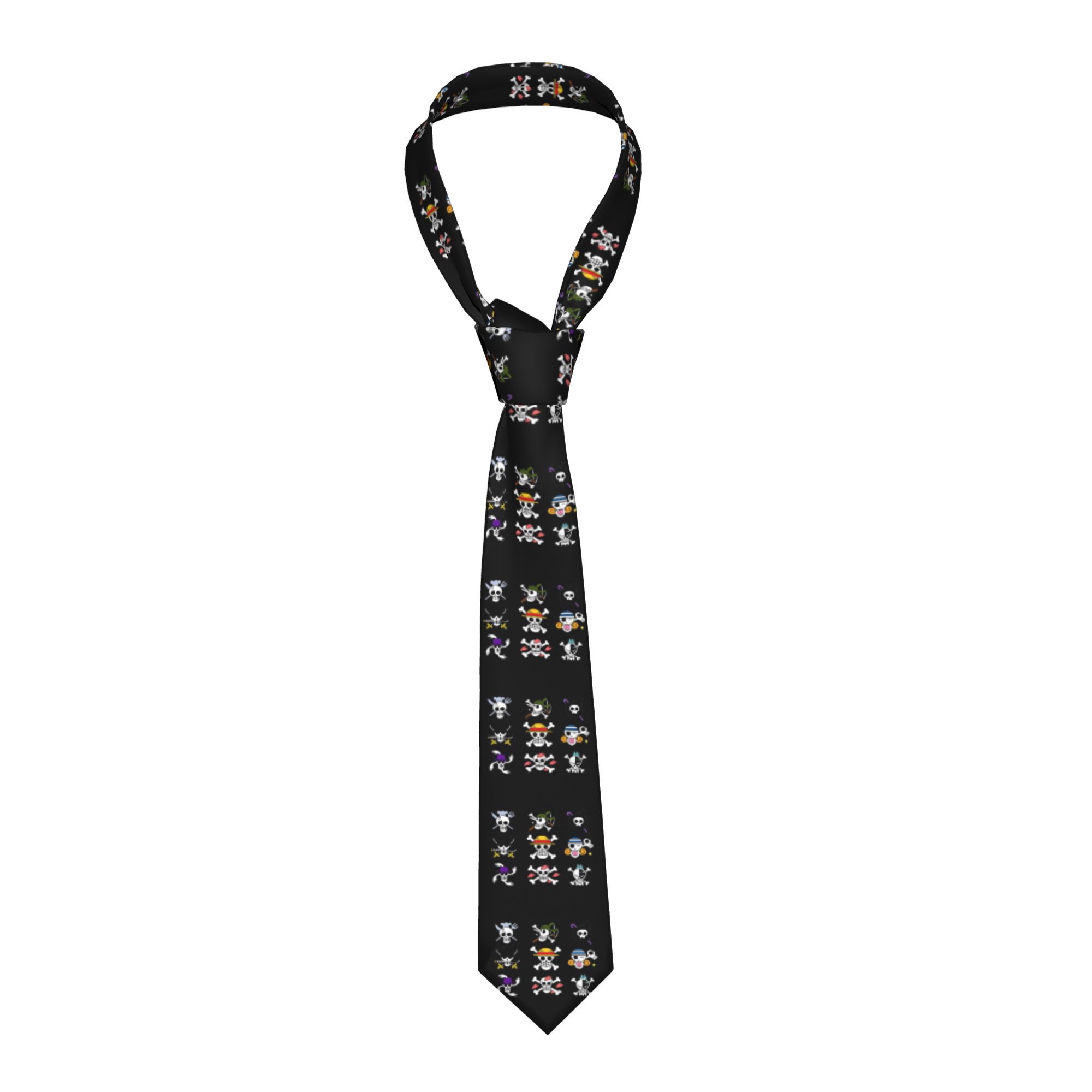 Women Accessories Business - Krawatte mit Piratenflaggen-Logo, 90er-Jahre-Kollektion, Schmale 8