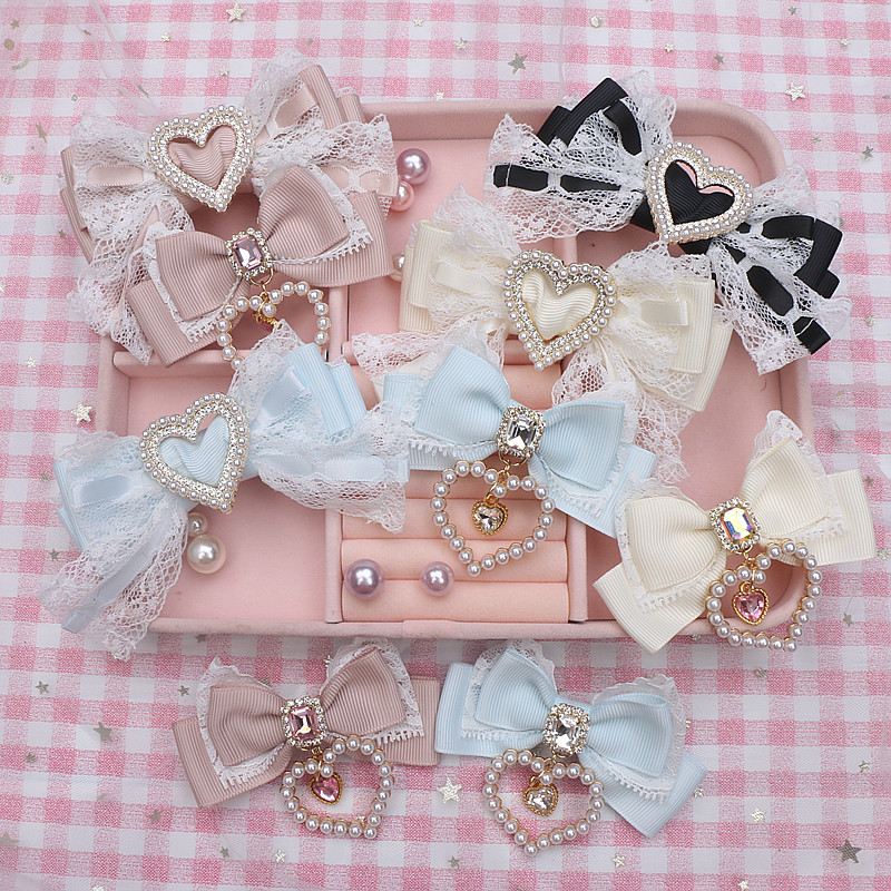 Women'S Victorian Accessories - Viktorianisch inspirierte, handgefertigte 2-teilige Haarschleifen-Accessoires aus