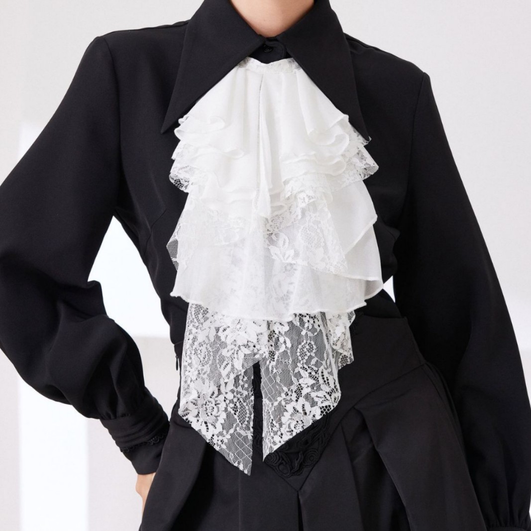 Women'S Victorian Accessories - Kostümzubehör, abnehmbarer Spitzenkragen im mittelalterlichen Stil,