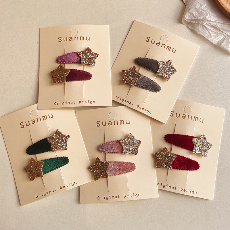 2 stücke Neue Stoff Samt Wasse – Women Accessories Dropshipping Bewertung und Preis