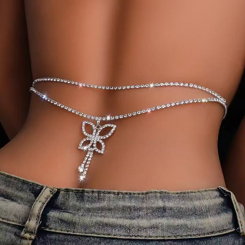 Luxuriöse Strass-Doppelketten- – Women Accessories Dropshipping Bewertung und Preis