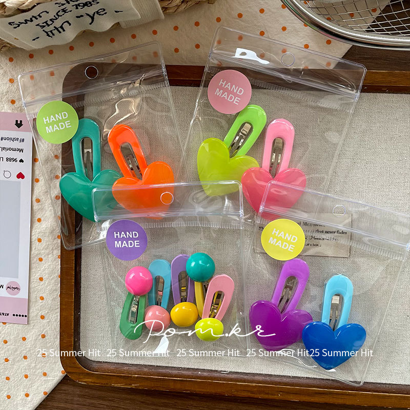 Neue Wassertropfen-Herz-Haarsp – Women Accessories Dropshipping Bewertung und Preis