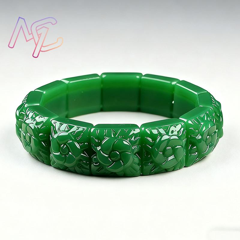 Echtes Jade-Blumen-Armband, Ar – Women'S Accessories Jewelry Bewertung und Preis