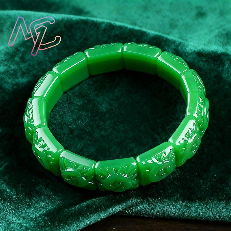 Echtes Jade-Blumen-Armband, Ar – Women'S Accessories Jewelry Bewertung und Preis
