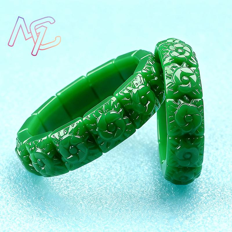 Echtes Jade-Blumen-Armband, Ar – Women'S Accessories Jewelry Bewertung und Preis