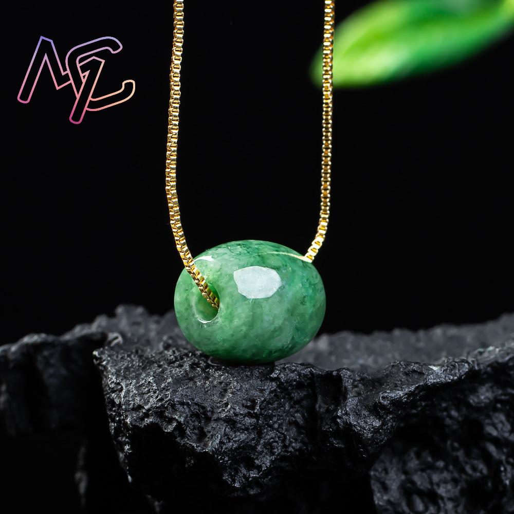 Natürliche echte Jade Perlen A – Accessories Woman Bewertung und Preis
