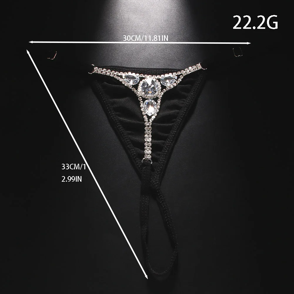 Sexy runder Strass-Tanga, vers – Women Accessories Dropshipping Bewertung und Preis