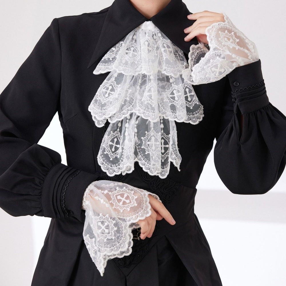 Jabot-Kragen aus Spitze im vik – Women'S Victorian Accessories Bewertung und Preis